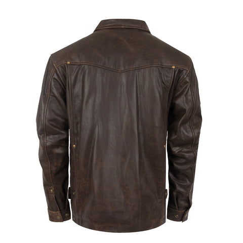 STS Ranchwear Youth Boys Rifleman Vintage Brown Leather Leather Jacket