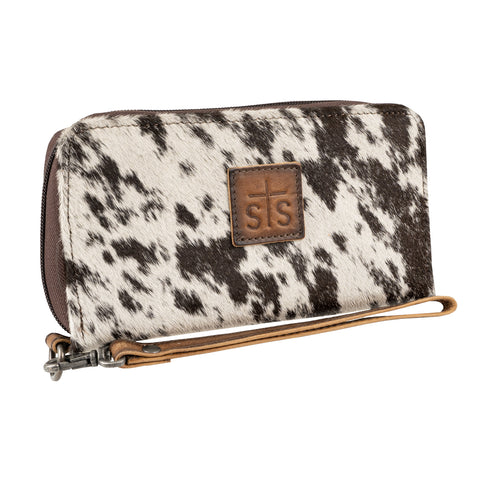 STS Ranchwear Womens Vaquero Kacy Cowhide/Tan Leather Zip Organizer