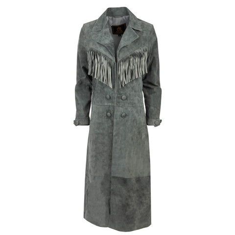 STS Ranchwear Womens Vivie Fog Suede Leather Jacket