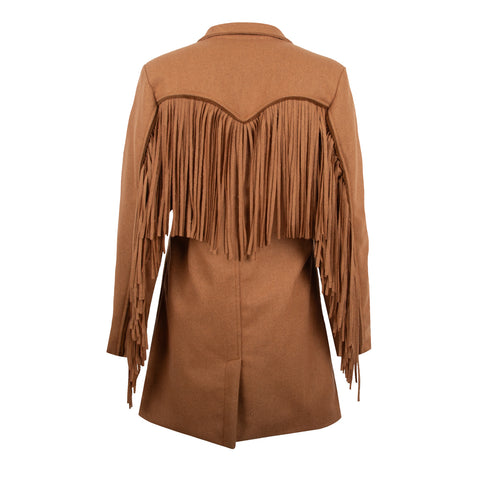 STS Ranchwear Womens Hattie Chestnut 100% Wool Wool Jacket