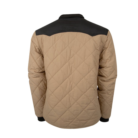 STS Ranchwear Mens Pagosa Khaki Cotton Blend Cotton Jacket