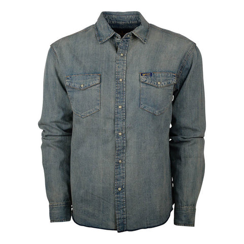 STS Ranchwear Youth Boys Will T Denim 100% Cotton L/S Shirt