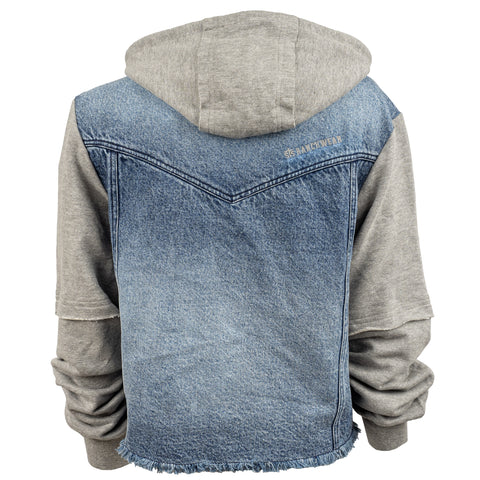STS Ranchwear Womens Cassie Jo Denim 100% Cotton Hooded Cotton Jacket