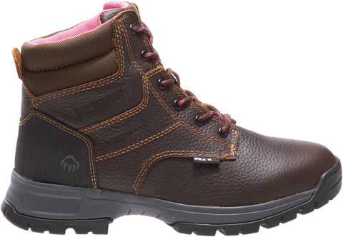 Wolverine Womens Brown Leather Piper WP CT EH Work Boots