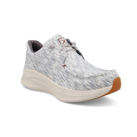 Twisted X Womens Feather X Casual Heathered Grey Fabric Sneakers Shoes