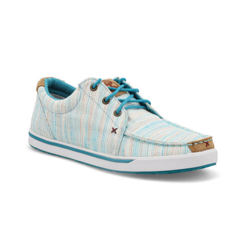 Twisted X Womens Hooey Loper Blue Multi Fabric Sneakers Shoes