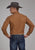 Roper Mens Wagon Wheel Rust Poly/Cotton L/S Shirt