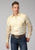 Roper Mens 2067 Diamond Wallpaper White Cotton Blend L/S Shirt