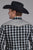 Roper Mens 2407 Fancy Floral Black Cotton Blend L/S Shirt