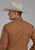 Roper Mens 2124 Broadcloth Rust Cotton Blend L/S Shirt
