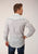 Roper Mens 1626 Retro Mini Floral Blue Cotton Blend L/S Shirt