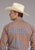 Roper Mens 2411 Plaid Rust Cotton Blend L/S Shirt