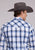 Roper Mens 2899 Plaid Black/Blue/White Cotton Blend L/S Shirt
