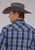 Roper Mens 2482 Western Plaid Carolina Blue Cotton Blend L/S Shirt