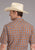 Roper Mens 2411 Plaid Rust Cotton Blend S/S Shirt