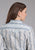 Roper Womens 2429 Paisley Trellis Blue Cotton Blend L/S Shirt