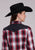 Roper Womens 2901 Plaid Black/Red Cotton Blend L/S Shirt