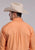 Roper Mens 2924 Solid Poplin Tangerine 100% Cotton L/S Shirt