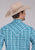 Roper Mens 2466 Ocean Dobby Blue 100% Cotton L/S Shirt