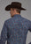 Roper Mens 2172 River Paisley Brown 100% Cotton L/S Shirt