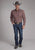 Roper Mens 2242 Sangria Paisley Wine 100% Cotton L/S Shirt