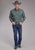 Roper Mens Dusk Paisley Blue/Brown 100% Cotton L/S Shirt