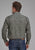 Roper Mens 2150 Oak Paisley Brown 100% Cotton L/S Shirt