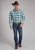 Roper Mens 2245 Taos Ombre Plaid Brown 100% Cotton L/S Shirt