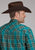 Roper Mens 2246 Real Plaid Teal 100% Cotton L/S Shirt