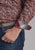 Roper Mens 2242 Sangria Paisley Wine 100% Cotton Btn L/S Shirt