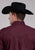 Roper Mens Garnet Medallion Wine 100% Cotton Btn L/S Shirt