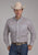 Roper Mens 2384 Pinwheel Foulard Tan 100% Cotton Btn L/S Shirt