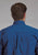 Roper Mens 2249 Black Fill Blue 100% Cotton 1 Pkt L/S Shirt