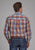 Roper Mens Falling Leaves Plaid Multi-Color 100% Cotton Btn L/S Shirt
