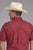 Roper Mens Geo Print Red 100% Cotton S/S Shirt