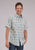 Roper Mens 2463 Vintage Paisley Blue 100% Cotton S/S Shirt