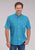 Roper Mens 2503 Bluebird Foulard Blue 100% Cotton 1 Pkt S/S Shirt