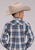 Roper Kids Boys 2461 Dusk Dobby Blue/White 100% Cotton L/S Shirt