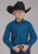 Roper Kids Boys 2181 Aztec Tile Blue 100% Cotton L/S Shirt
