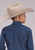 Roper Kids Boys Drybrush Diamonds Blue 100% Cotton L/S Shirt