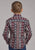 Roper Kids Boys 2178 Winter Aztec Black/Red 100% Cotton L/S Shirt