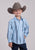 Roper Kids Boys 2832 Yarn Dye Stripe Blue 100% Cotton L/S Shirt
