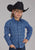 Roper Kids Boys 2251 Sapphire Ornamental Blue 100% Cotton L/S Shirt