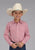 Roper Kids Boys 2500 Saltillo Foulard Rust 100% Cotton L/S Shirt