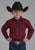 Roper Kids Boys 2162 Black Fill Red 100% Cotton L/S Shirt