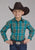 Roper Kids Boys Real Plaid Teal 100% Cotton L/S Shirt