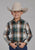 Roper Kids Boys Tall Tree Plaid Multi-Color 100% Cotton L/S Shirt