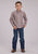 Roper Kids Boys 2499 Clay Paisley Orange 100% Cotton Btn L/S Shirt