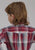 Roper Kids Boys 2248 Plaid Wine/Smoke 100% Cotton Btn L/S Shirt