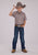 Roper Kids Boys 2499 Clay Paisley Orange 100% Cotton Btn S/S Shirt